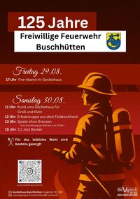 125 Jahre Freiwillige Feuerwehr Buschhütten